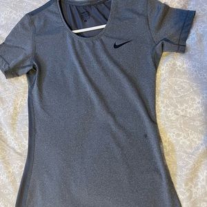 Nike Pro Grey Compression Dri-Fit Shirt Women